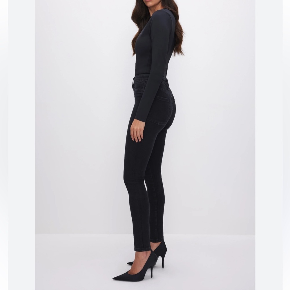 Good American Good Legs Women Skinny Jeans Black 10/30 Casual Sculpting Chic